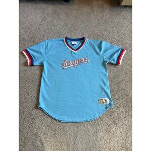 Texas Rangers Mitchell and Ness Youth MLB Baseball Jersey Size XL